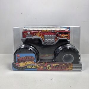 Hot Wheels Oversized Monster Truck 5 Alarm - Red and Black